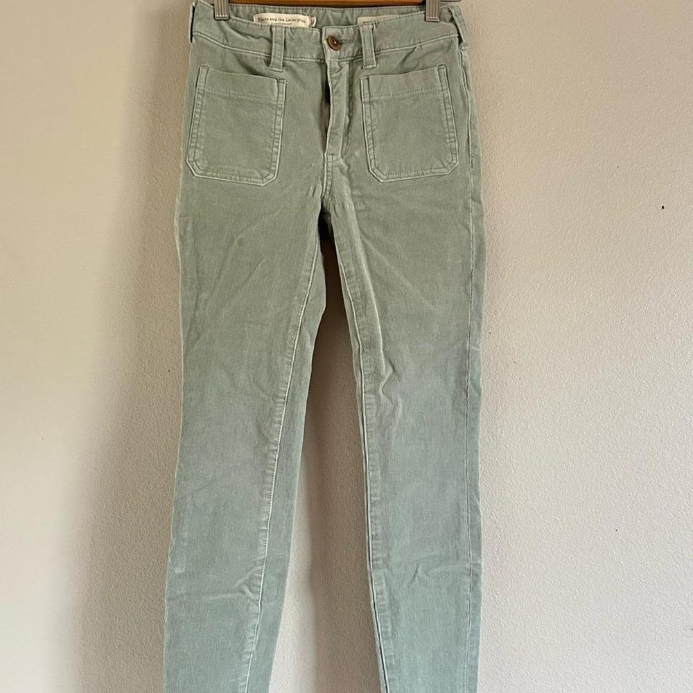 Anthropologie Pants Mint Green Women's Size 25 Skinny Jeans MC1-14